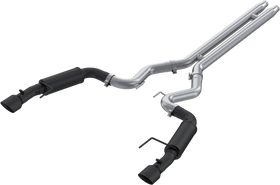 MBRP 2024 Ford Mustang GT S650, 5.0 3in Cat-Back Dual Split Black-Coated Aluminized Steel