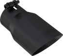 MBRP Tip 3in Round x 4in Inlet OD Dual Walled Angled Black Tip - Fits all 3in Exhausts-1