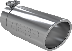 MBRP Universal Tip 4in O.D. Angled Rolled End 3 inlet 10 length