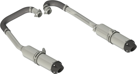 MBRP 11-14 Polaris RZR 900 (All Models) Complete Dual Exhaust System Headers-Back