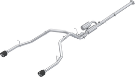 2025+ RAM 1500 3.0L Pro Series 3.0in Cat-Back Dual Rear Exit Exhaust - CF Tips