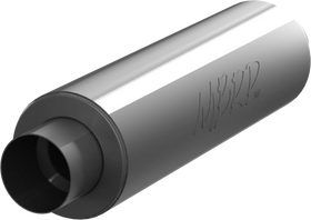 MBRP Universal 5in ID Inlet/Outlet 31in Single Muffler Aluminum