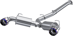 MBRP 13-16 Subaru BRZ 2.0L/ 2.4L 3in Dual Split Rear Cat Back w/Burnt End Tips- T304