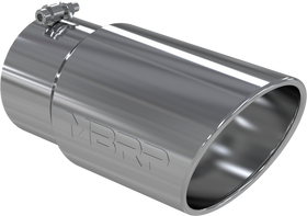 MBRP Universal Tip 6 O.D. Angled Rolled End 5 inlet 12 length