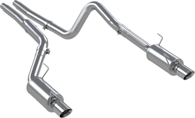 MBRP 05-09 Ford Shelby GT500 / GT Dual Split Rear Street Version 4in Tips T409 Exhaust System