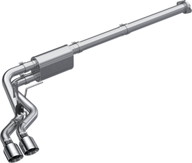 MBRP 2021 Ford F-150 2.7L EcoBoost / 3.5L EcoBoost / 5.0L 3in Cat Back Single Side Exit Alum