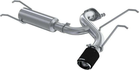MBRP 16+ Mazda MX-5 Miata Single Rear Exit 2.5in Axle Back w/ Carbon Fiber Tips - T304