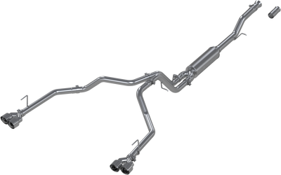 MBRP 21-24 Chevrolet Suburban XL 5.3L 3in Aluminized 2.5in Dual Split Carbon Fiber Cat-back