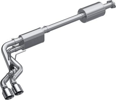 MBRP 2021+ Ford F150 T304 Pre-Axle (Street Profile) 2.5in OD Tips 3in Cat Back Exhaust