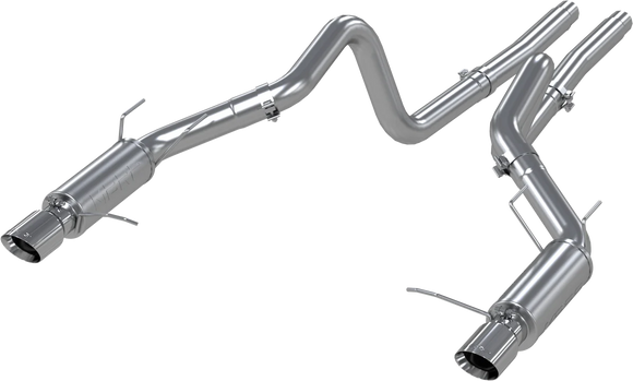 MBRP 11-14 Ford Mustang GT 5.0L Dual Split Rear Race Version AL 3in Cat Back Exhaust System