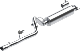MBRP 86-00 Jeep 2.5L Cherokee 2.5in Cat Back Single T409