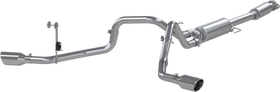 MBRP 2021+ Ford F150 2.7L/3.5L/5.0L 3in Aluminized Steel Cat-Back 2.5in Dual Split Side Exhaust