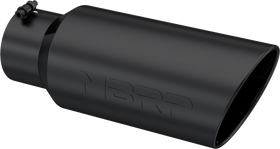MBRP Universal Tip 7in O.D. Rolled End 5in inlet 18in length Black