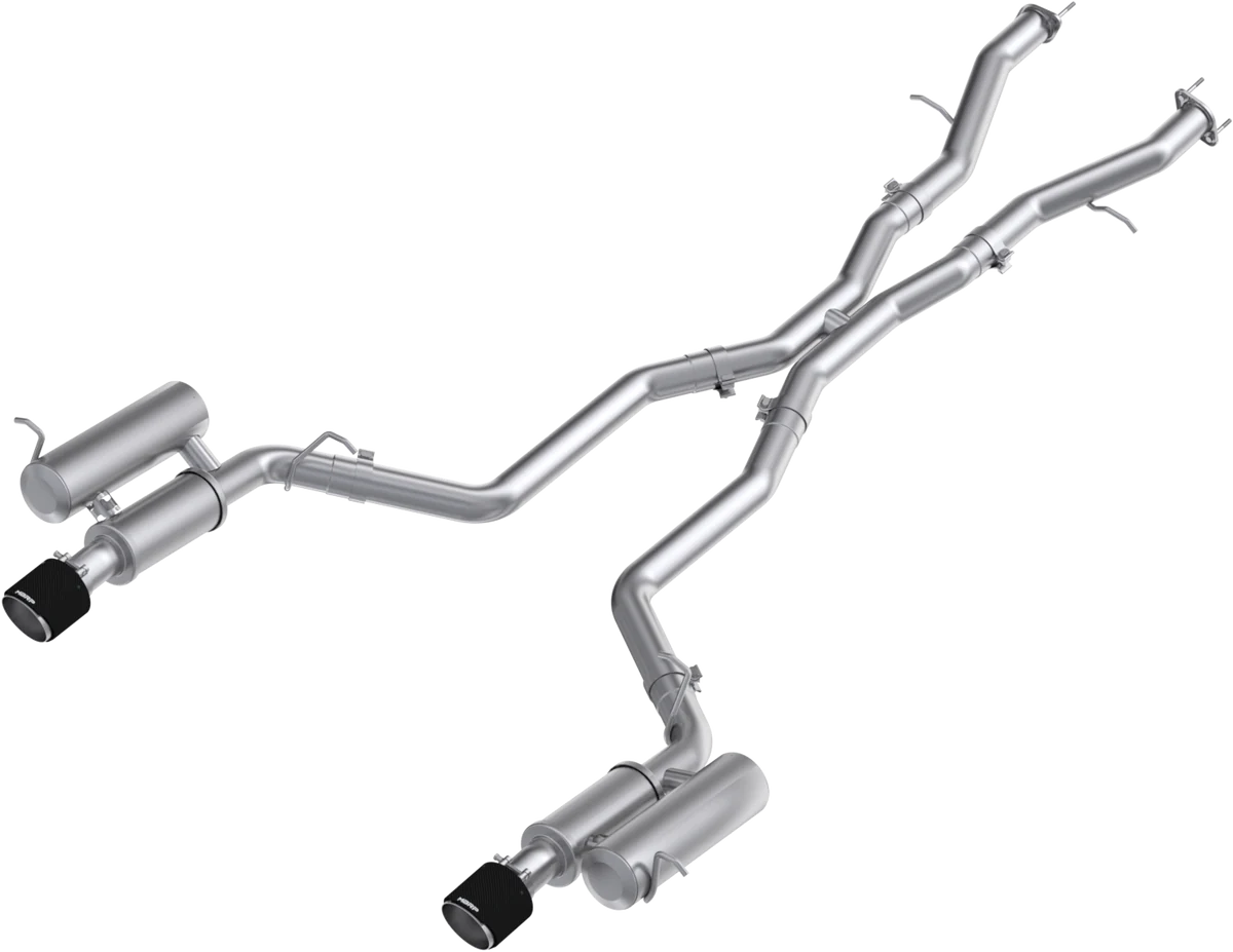 MBRP 2011+ Dodge Durango T304SS 3.0in Cat-Back Dual Rear Exit Exhaust w/ Carbon Fiber Tips