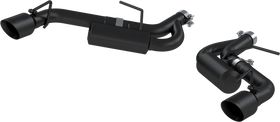 MBRP 16-19 Chevrolet Camaro 2.5in Black Coated Non NPP Axle Back Exhaust System - 4in Dual Wall Tips
