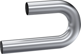 MBRP Universal 4in - 90 Deg Bend 12in Legs Aluminized Steel