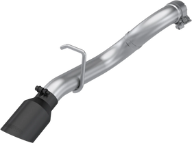 MBRP 18-24 Jeep Wrangler 3.6L T409 Stainless Steel 2.5in Axle-Back Turn Down Exit - Black Tip