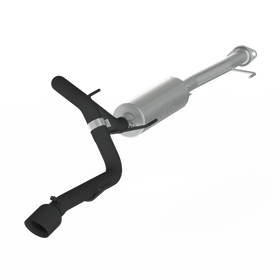 MBRP 10-18 Toyota 4 Runner BLK 4in O.D Tip Single Rear Exit 2.5in Cat Back Exhaust