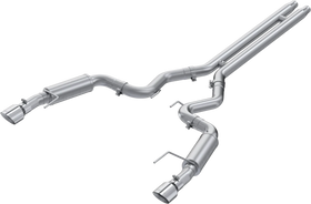 MBRP 2024 Ford Mustang GT S650, 5.0L 3in Dual Split Rear Aluminized Steel