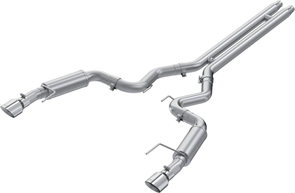 MBRP 2024 Ford Mustang GT S650, 5.0L 3in Dual Split Rear Aluminized Steel