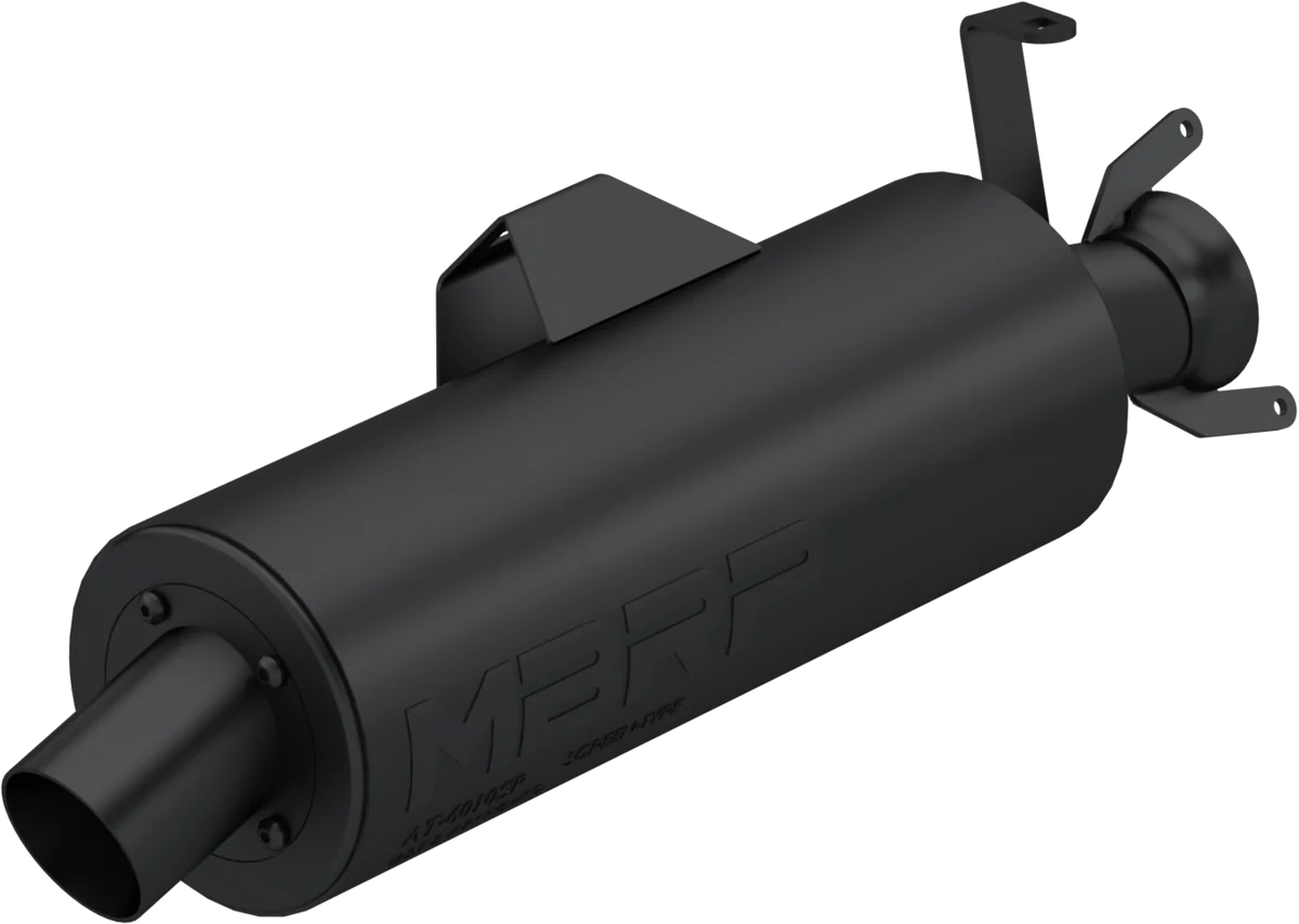 MBRP 01-05 Polaris Sportsman 400 / 06-07 Sportsman 450 Slip-On Combination Exhaust w/Sport Muffler