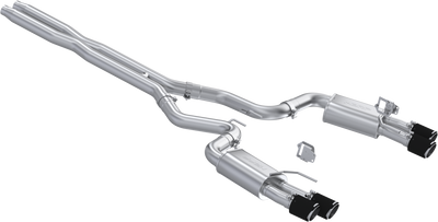 MBRP 2024+ Ford Mustang GT Armor Pro 3in Steet Profile Catback Exhaust  - Carbon Fiber Tips