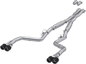 MBRP 17-Up Dodge Challenger 5.7L/6.2L/6.4L Carbon Fiber Quad Tip T304 Catback Exhaust