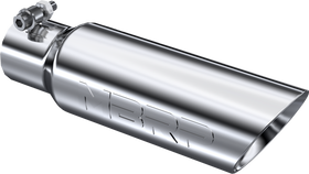 MBRP Universal Tip 3in O.D. Dual Wall Angled 2 inlet 12 length