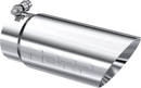 MBRP Universal Tip 3in O.D. Dual Wall Angled 4 inlet 10 length-1