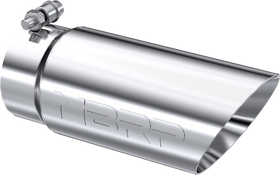 MBRP Universal Tip 3in O.D. Dual Wall Angled 4 inlet 10 length