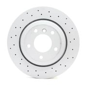 BMW Drilled Brake Disc - Zimmermann 34201166073