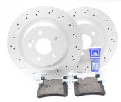 Mercedes Brake Kit - Zimmermann W21163AMGRBK1