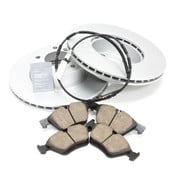 BMW Brake Kit - Zimmermann/Akebono 34116854998KTF3