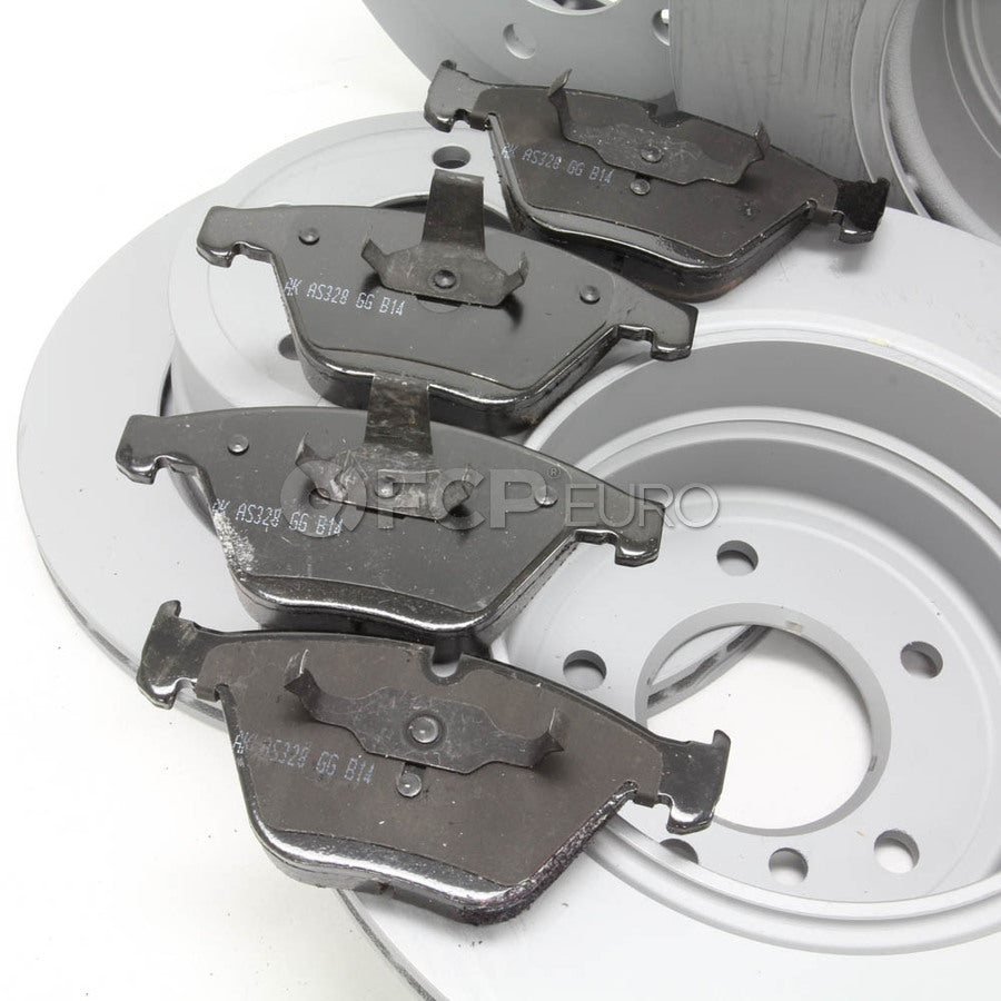 BMW Brake Kit - Zimmermann/Akebono 34116864906KTFR4