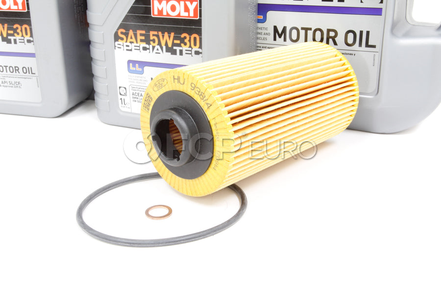 BMW Oil Change Kit 5W-30 - Liqui Moly 11427510717KT1.LM - 0