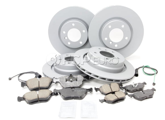 BMW Brake Kit - Zimmermann/Akebono 34112227171KTFR