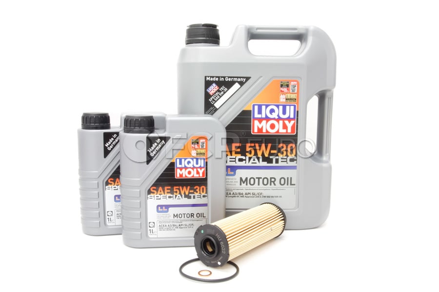 BMW 5W30 Oil Change Kit - Liqui Moly 11427826799KT1