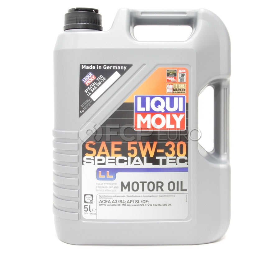 BMW 5W30 Oil Change Kit - Liqui Moly 11428575211KT1