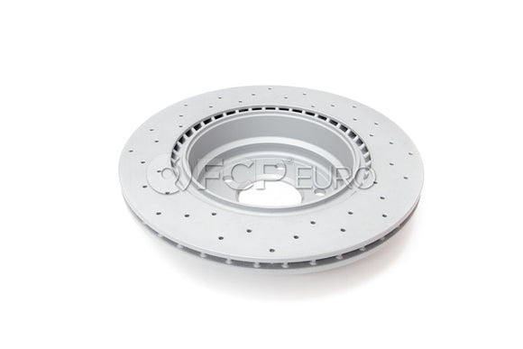 BMW Drilled Brake Disc - Zimmermann 34216855004