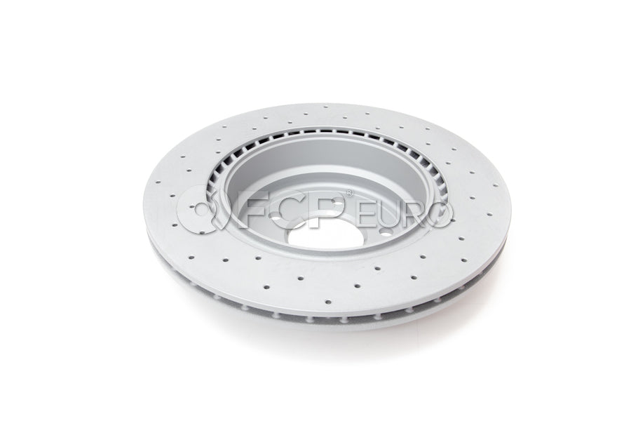 BMW Drilled Brake Disc - Zimmermann 34216855004 - 0