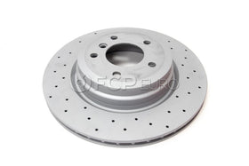 BMW Drilled Brake Disc - Zimmermann 34216855004