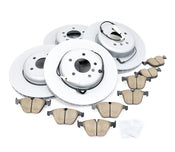 BMW Brake Kit - Zimmermann/Akebono 34116763824KTFR