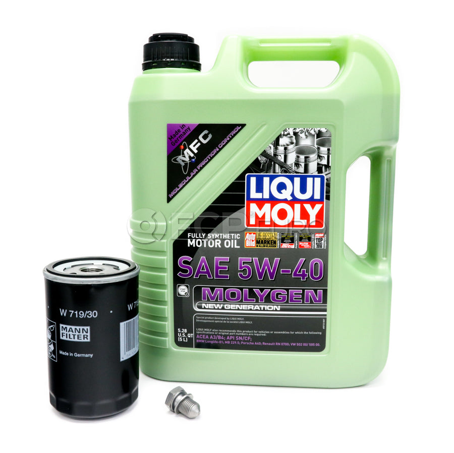 VW Oil Change Kit (5W40) - Liqui Moly KIT-00392