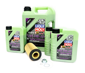 Audi Engine Oil Change Kit - Liqui Moly Molygen 079198405A-8LM