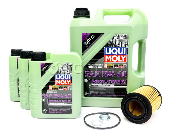 Audi Engine Oil Change Kit - Liqui Moly Molygen KIT-021115562A.8LM