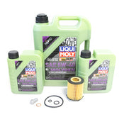 Mercedes Oil Change Kit 5W-40 - Liqui Moly Molygen 2701800109.7L