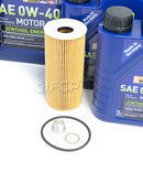 Porsche Engine Oil Change Kit (0W-40) - Liqui Moly/Mahle 9A110722400KT-2