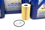 Porsche Engine Oil Change Kit (5W-40) - Liqui Moly/Mahle 99610722560KT2 - 0
