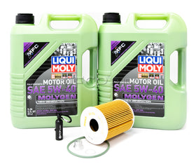 Porsche Engine Oil Change Kit (5W-40) - Liqui Moly/Mahle 92AOILKT