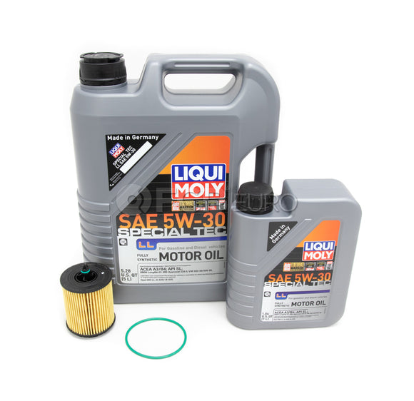 Saab Engine Oil Change Kit - Liqui Moly/Hengst E630H02D103KT